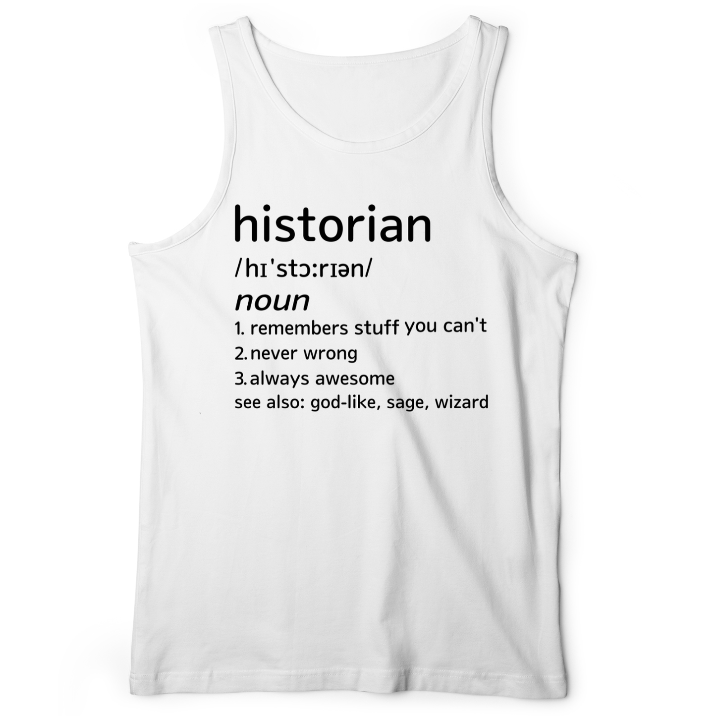 Historian Defined Tank White / XS