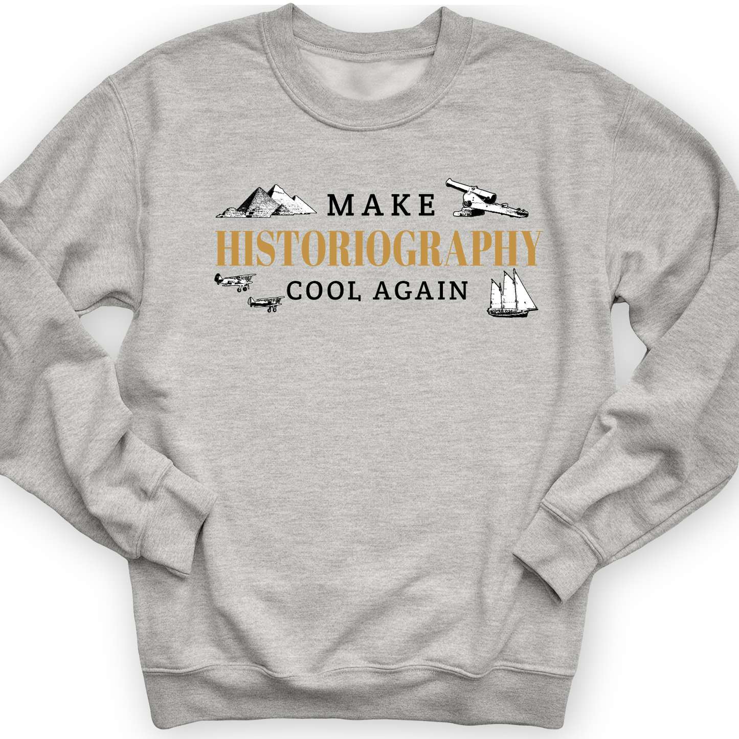 Historiography Matters Crewneck Sport Grey / S