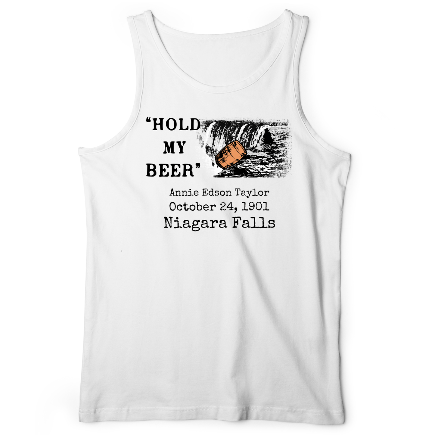 Hold My Beer Tank White / XS