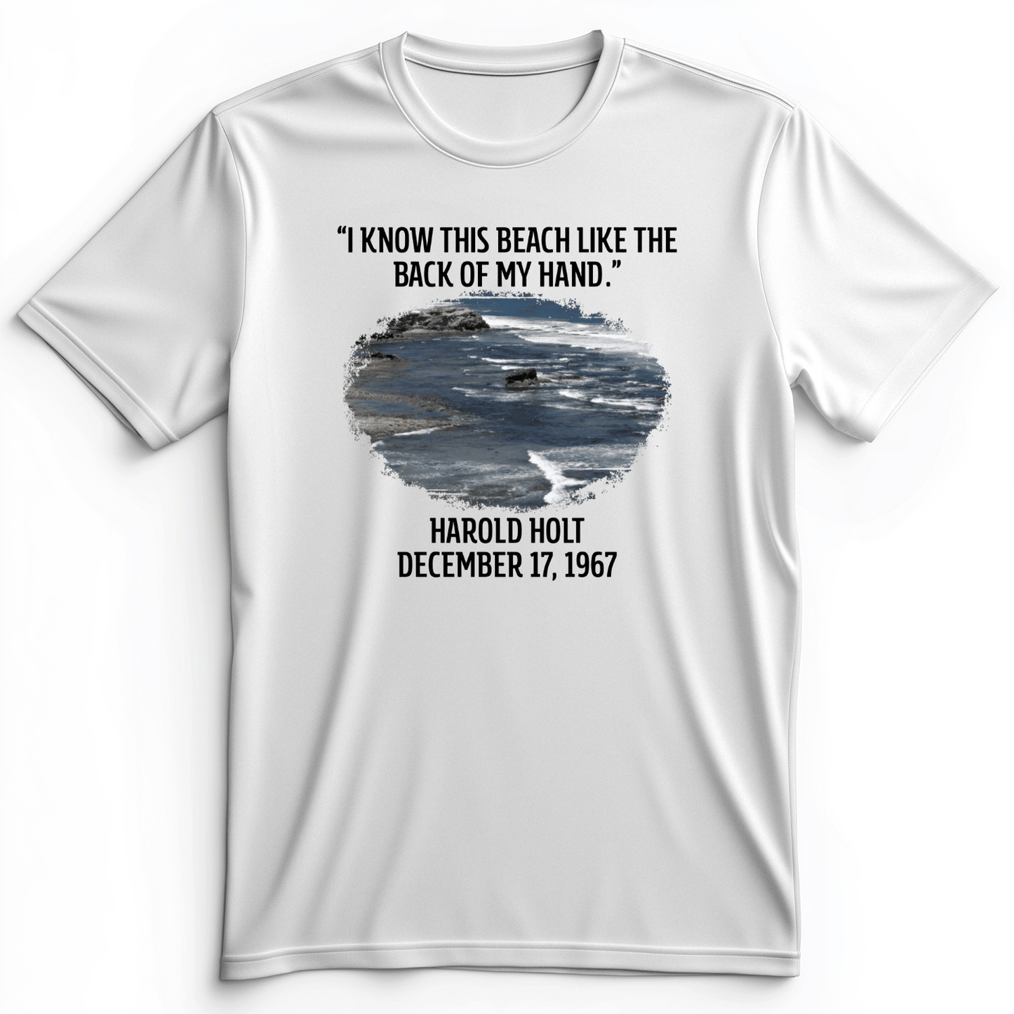 I Know This Beach Premium Tee White / S