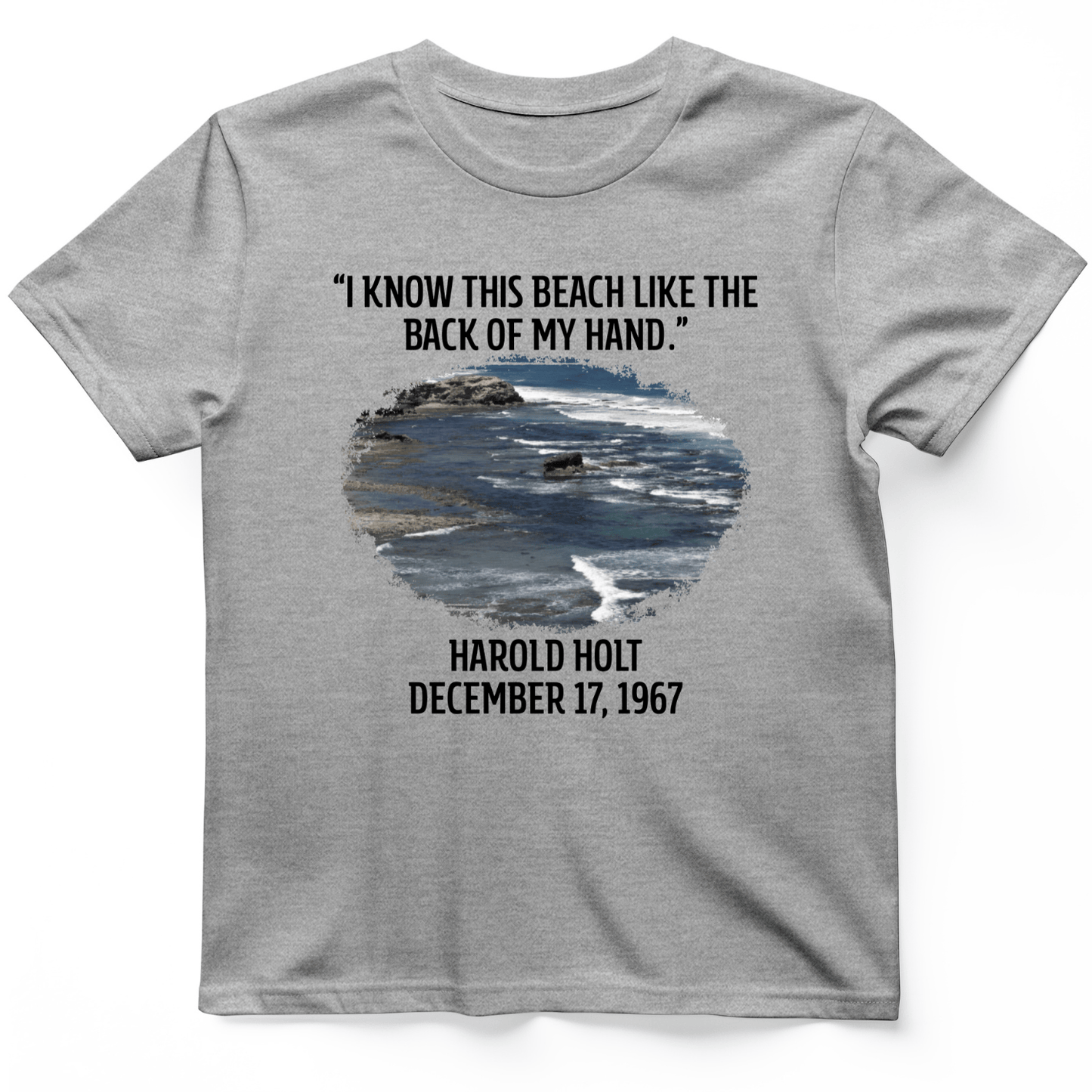 I Know This Beach T-Shirt Sport Grey / S