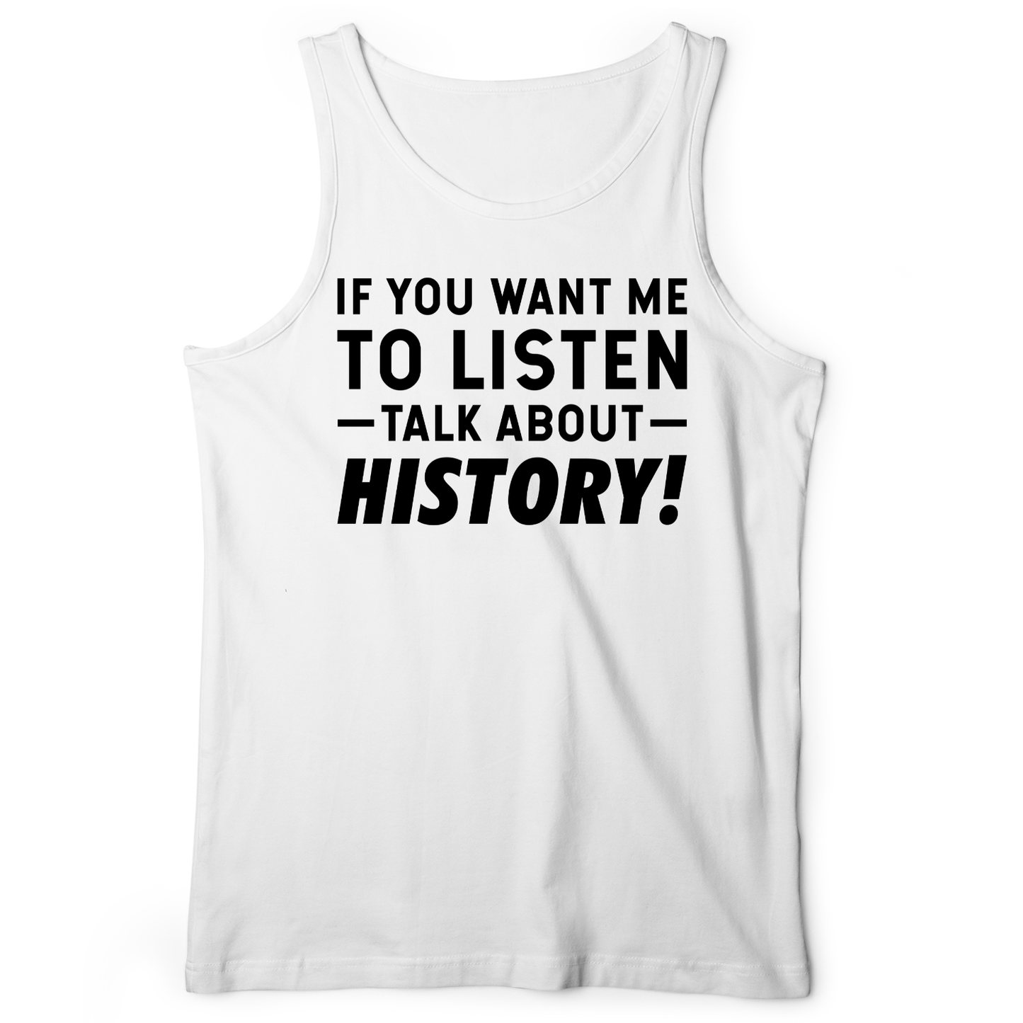 If You Want Me To Listen Tank White / XS