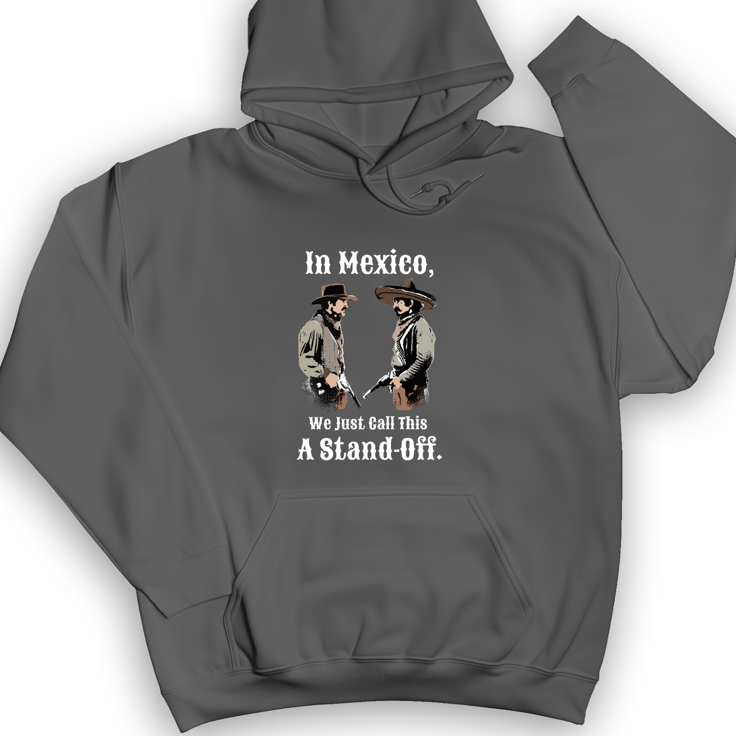 In Mexico Hoodie Charcoal / S