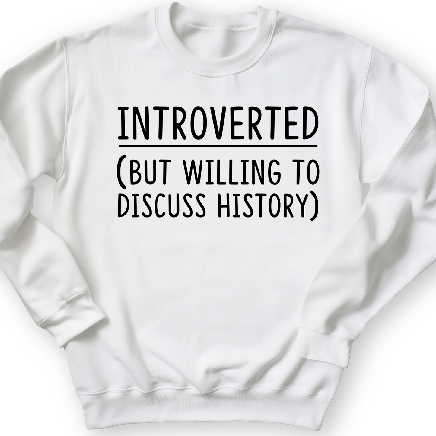 Introverted Crewneck White / S