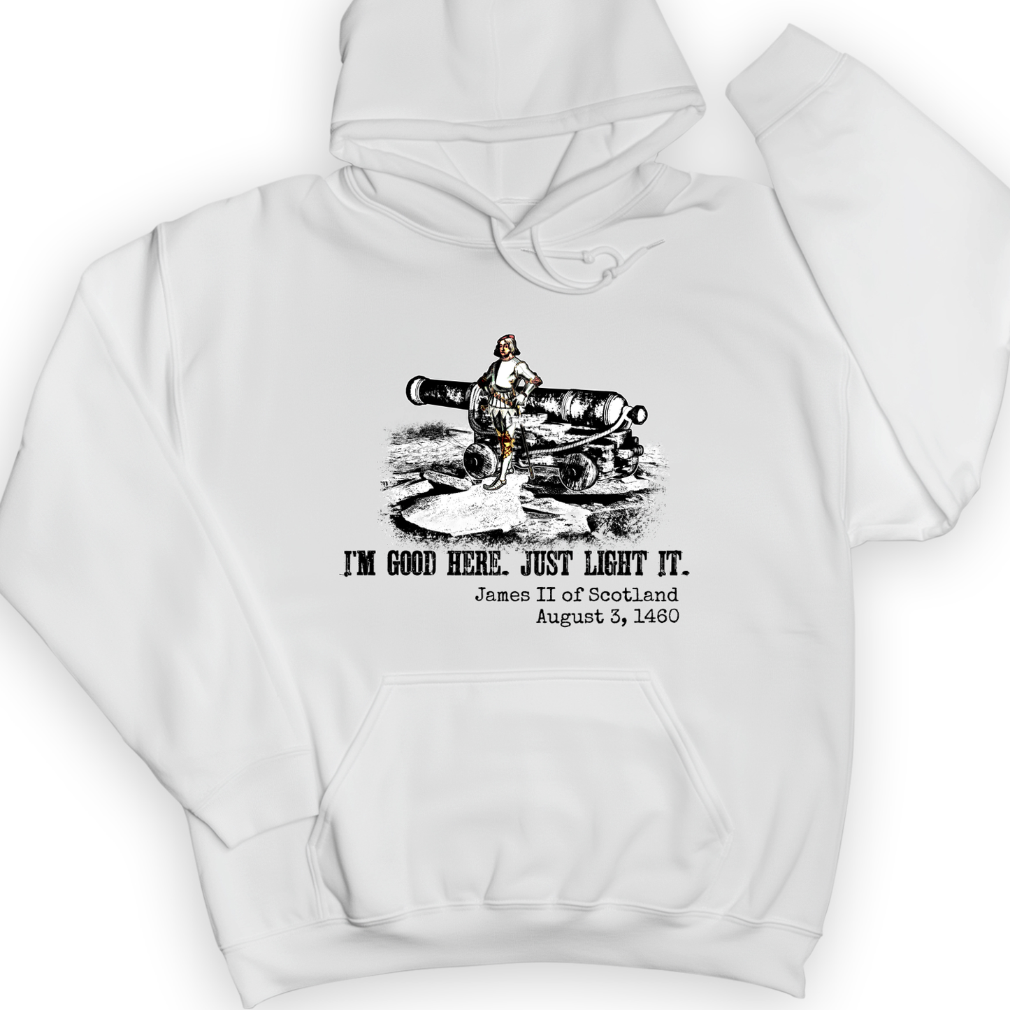 James II Hoodie White / S