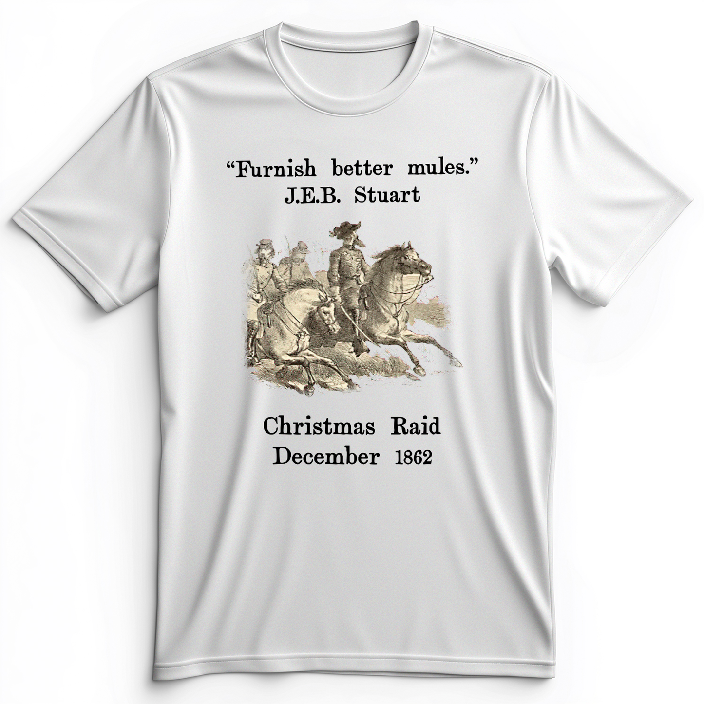 JEB Stuart Christmas Raid Premium Tee White / S
