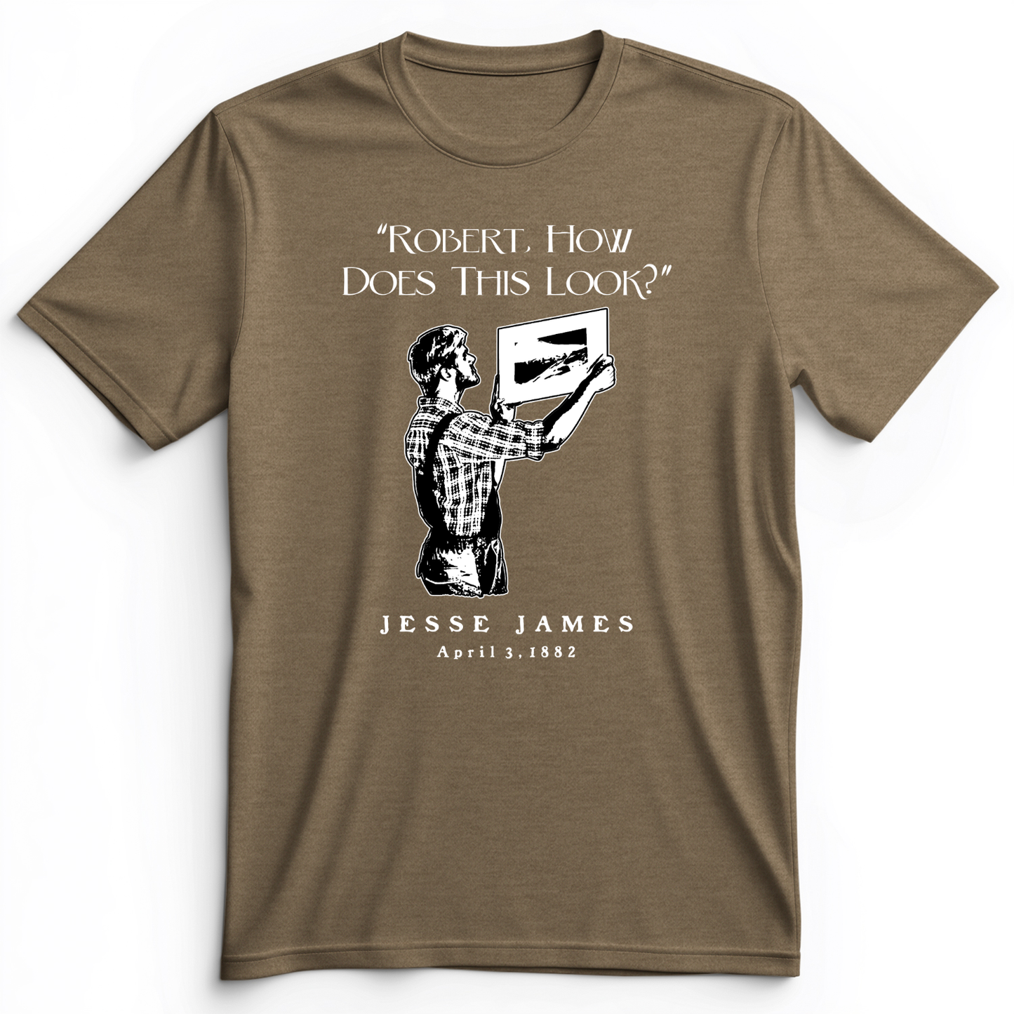 Jesse James Premium Tee Heather Olive / S