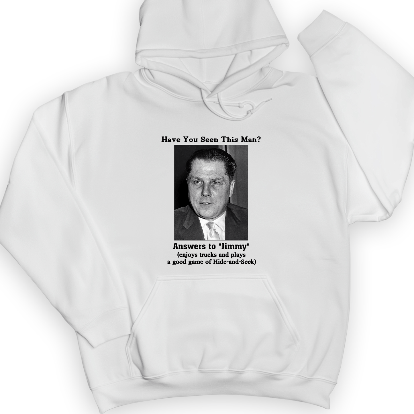 Jimmy Hoffa Hoodie White / S
