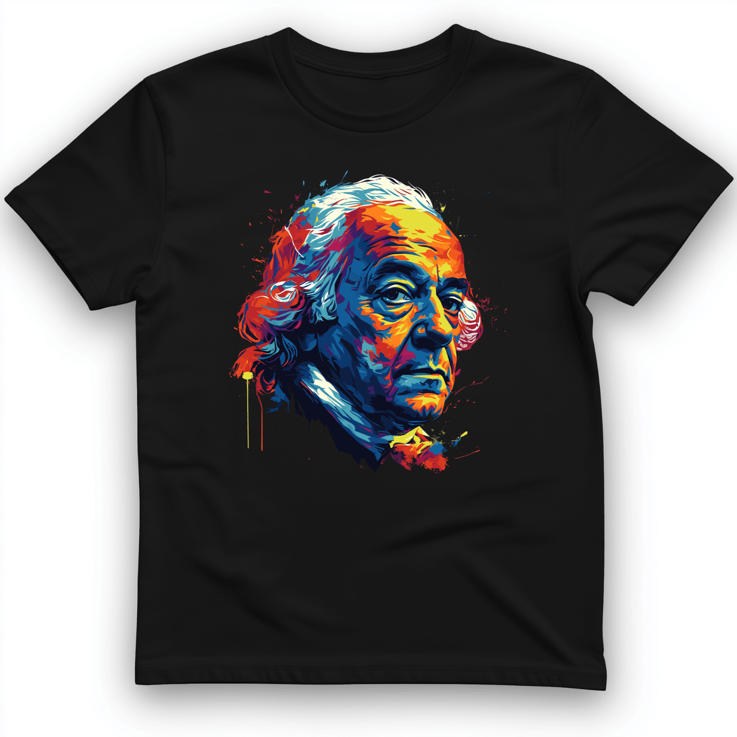John Adams T-Shirt Black / S