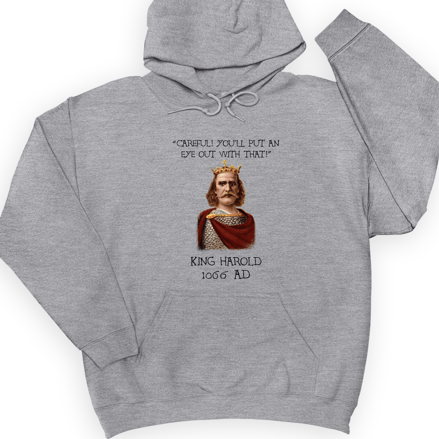 King Harold - Take Your Eye Out Hoodie Sport Grey / S