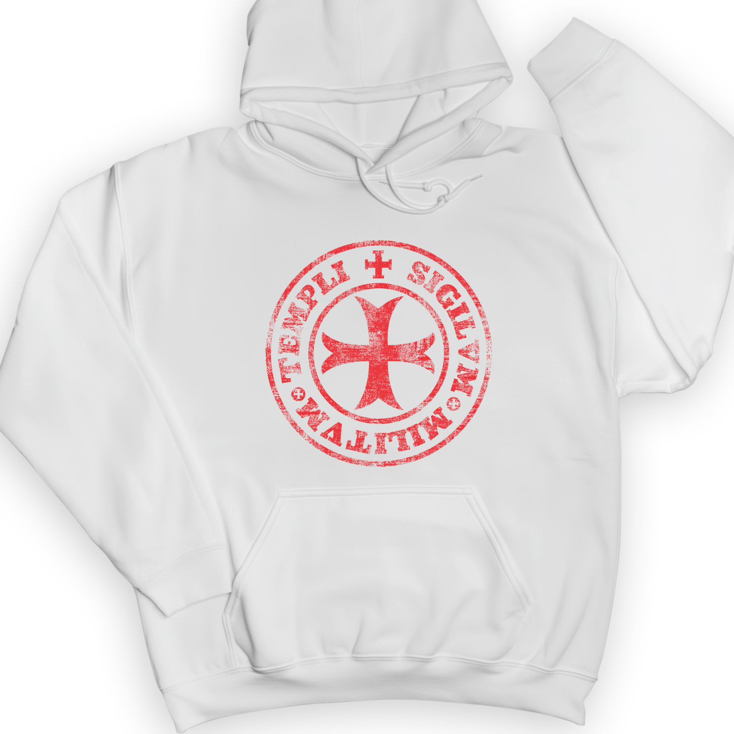 Knights Templar 2 Hoodie White / S
