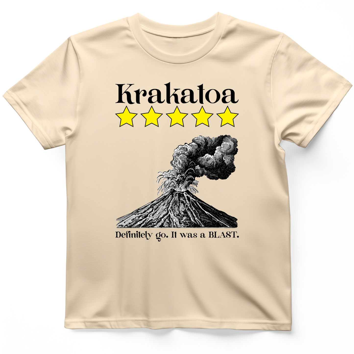 Krakatoa 5 Star T-Shirt Natural / S