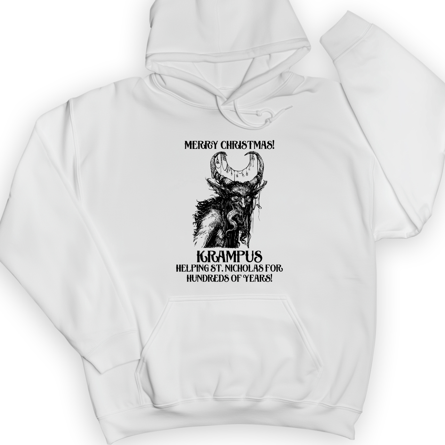 Krampus Hoodie White / S