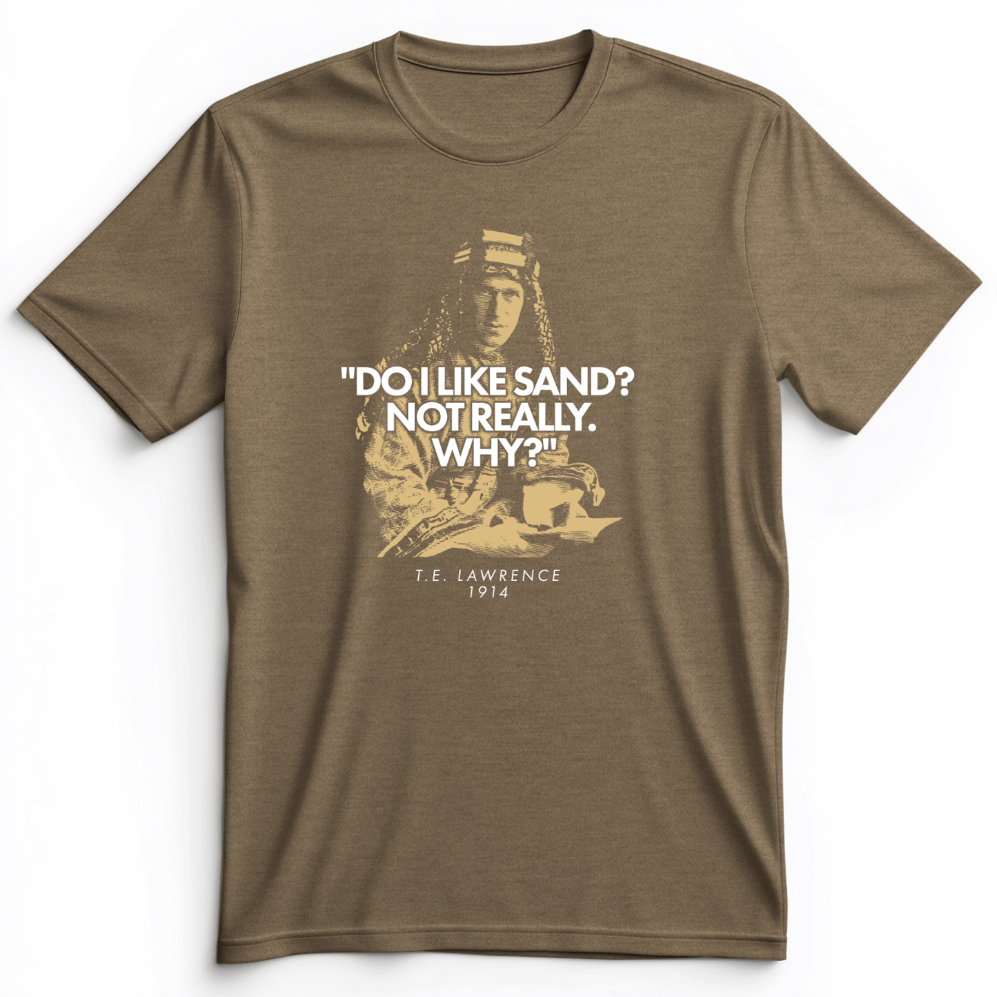 Lawrence Of Arabia Premium Tee Heather Olive / S