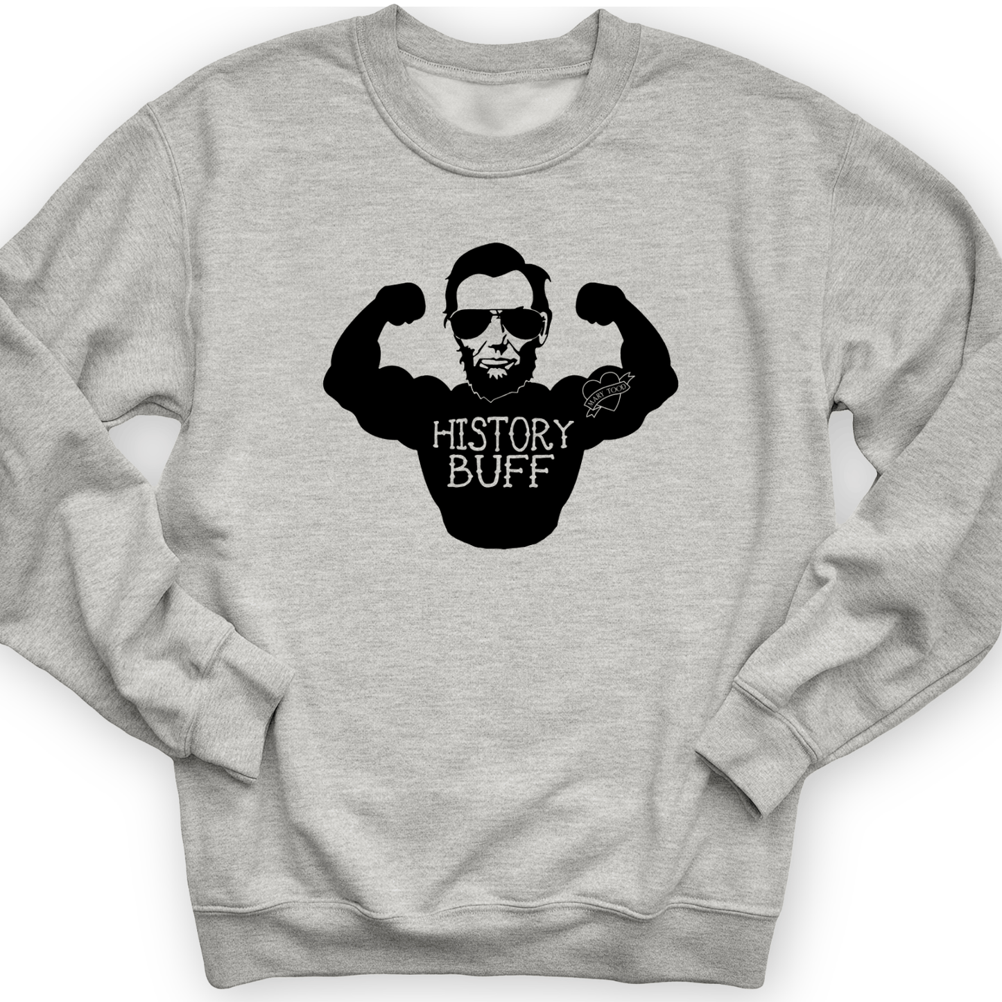 Lincoln History Buff Crewneck Sport Grey / S