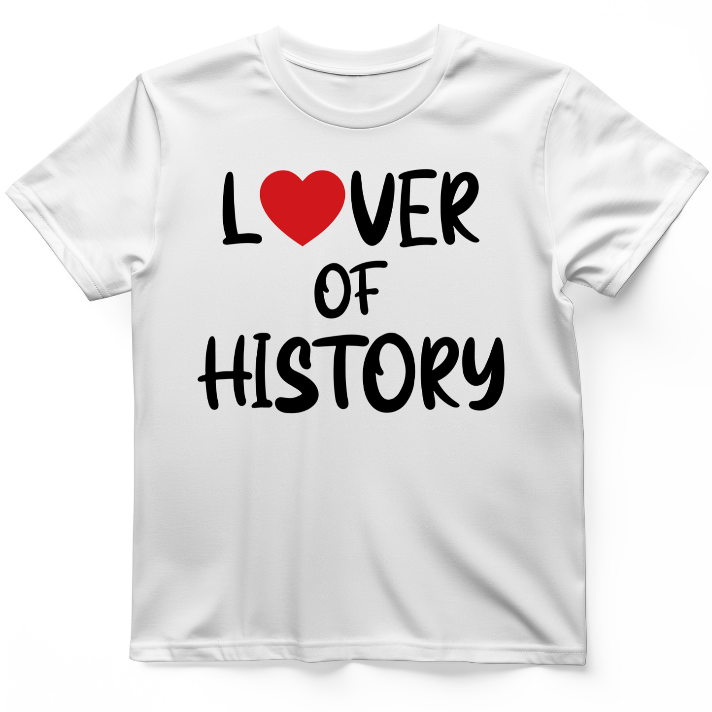 Lover Of History T-Shirt White / S