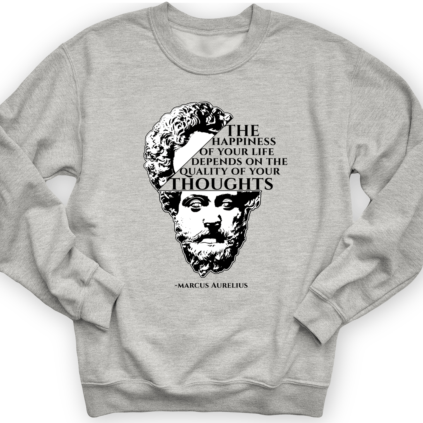 Marcus Aurelius Crewneck Sport Grey / S