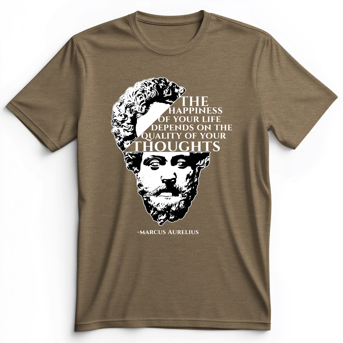 Marcus Aurelius Premium Tee Heather Olive / S