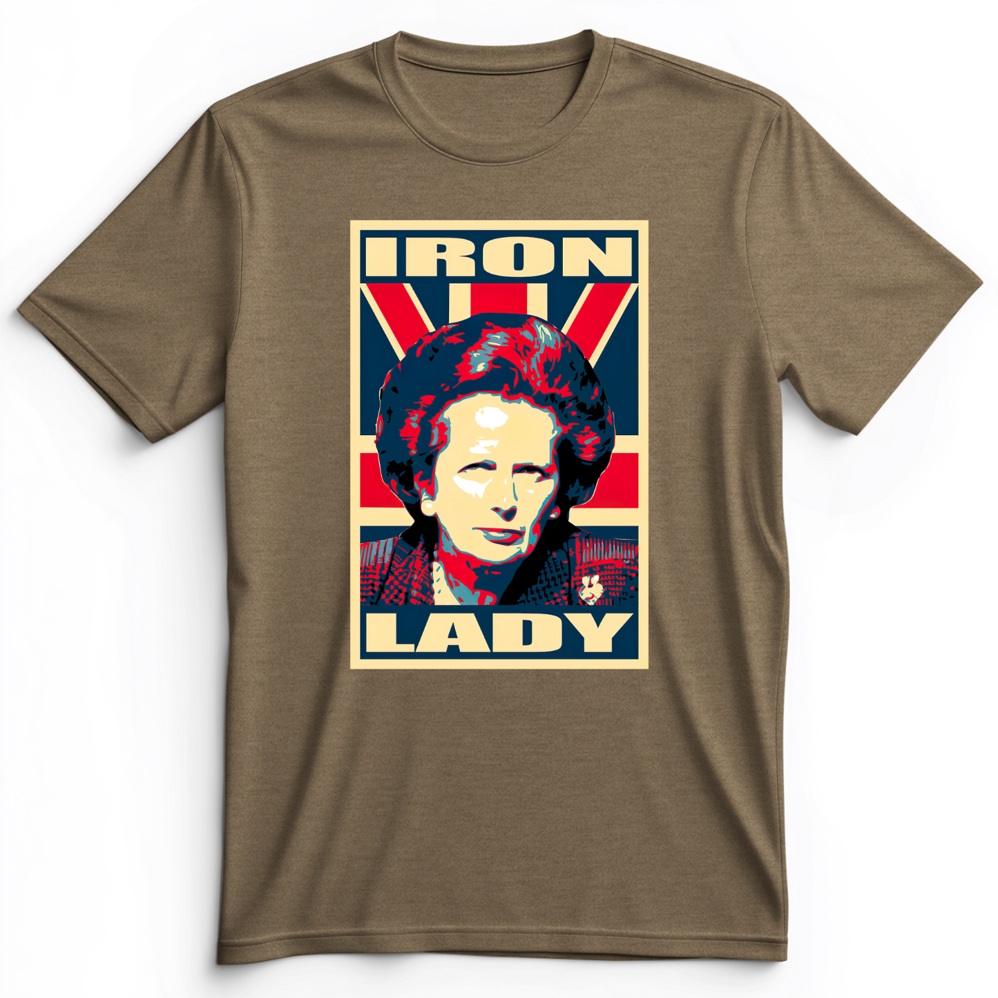 Margaret Thatcher Premium Tee Heather Olive / S