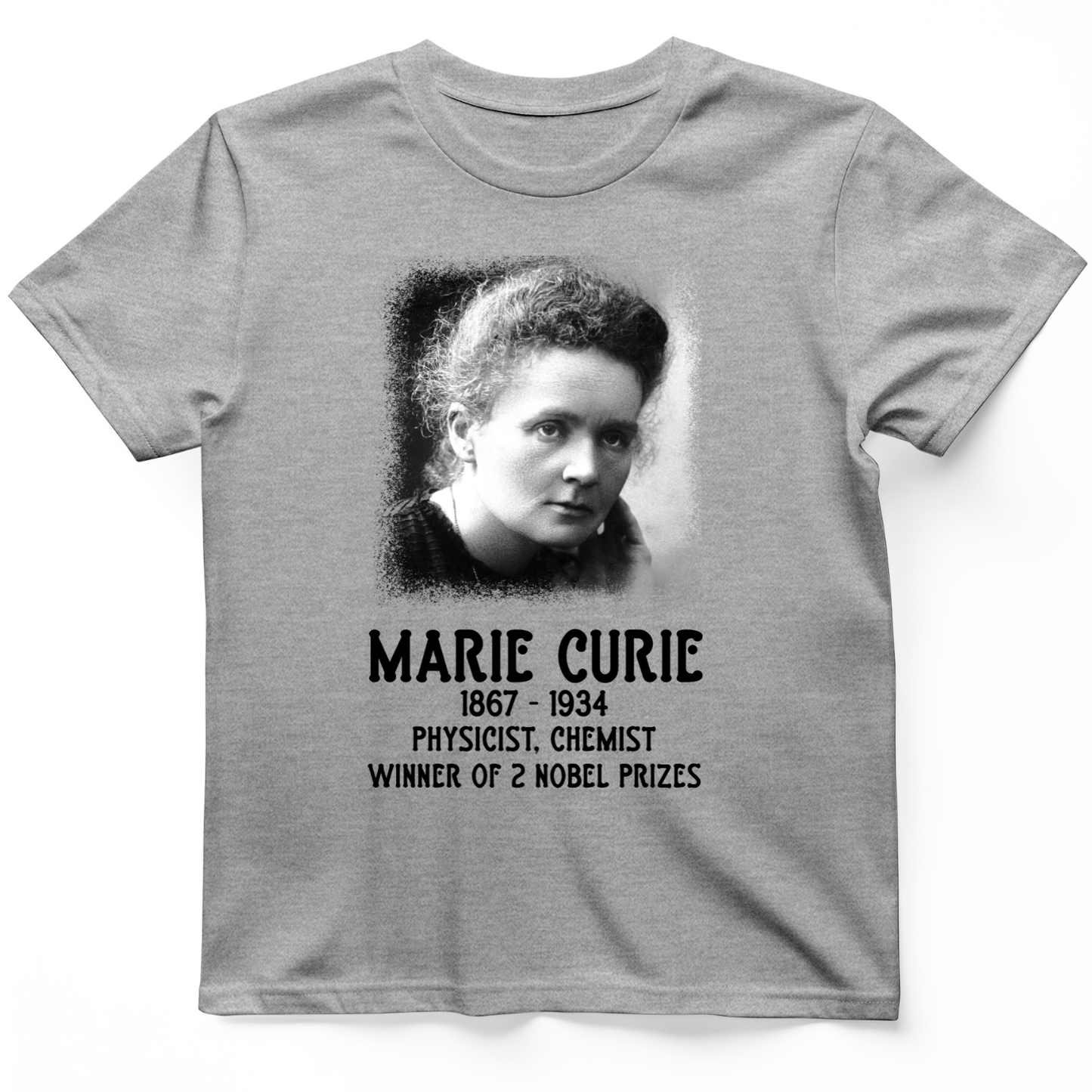 Marie Curie T-Shirt Sport Grey / S