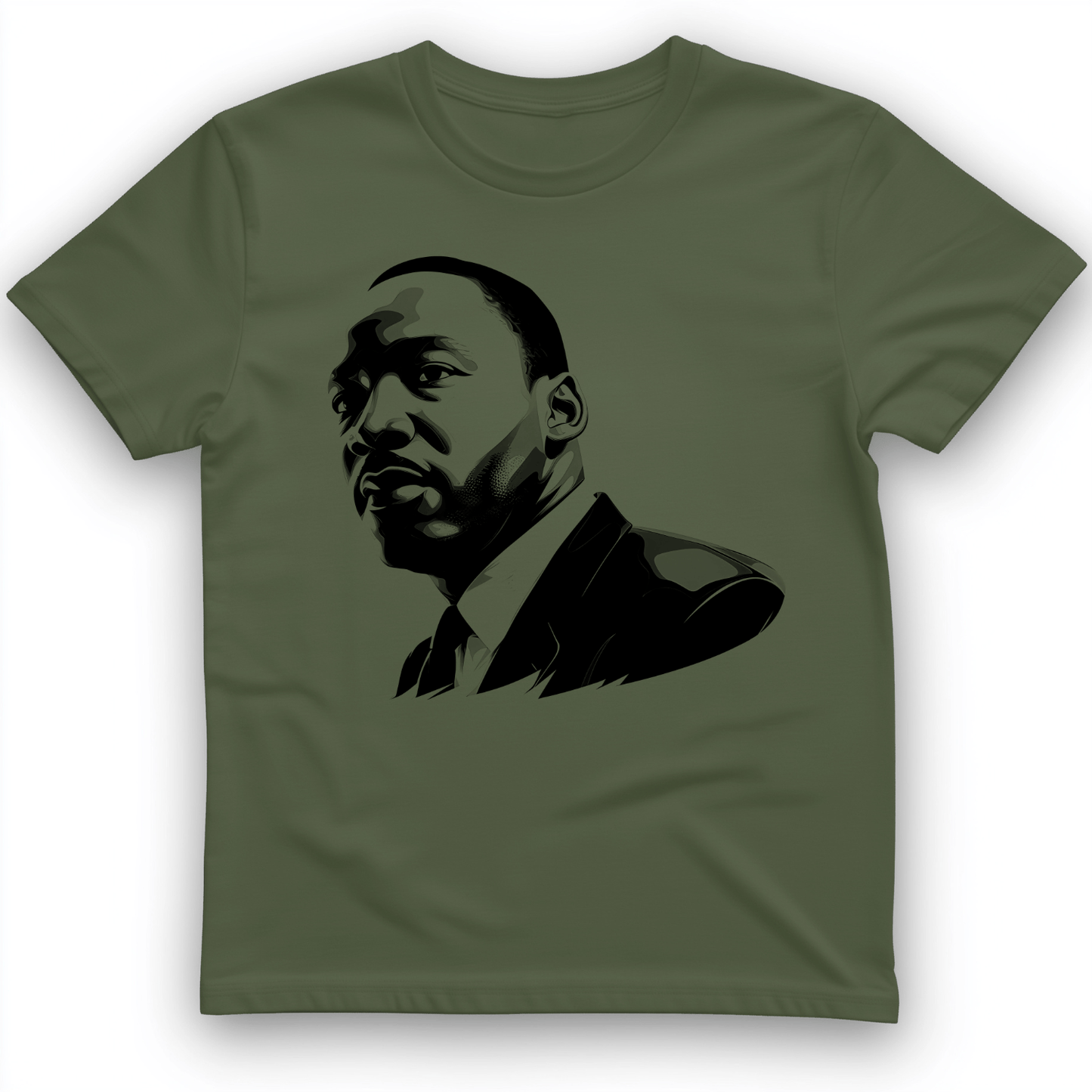 Martin Luther King Jr. T-Shirt Military Green / S