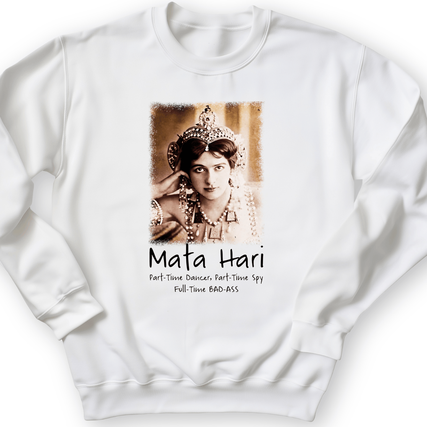 Mata Hari Crewneck White / S