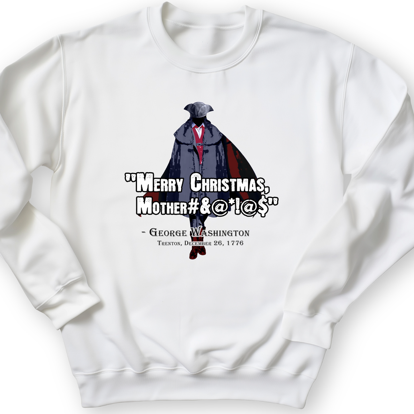 Merry Christmas Mother #%@#$!@ Crewneck White / S