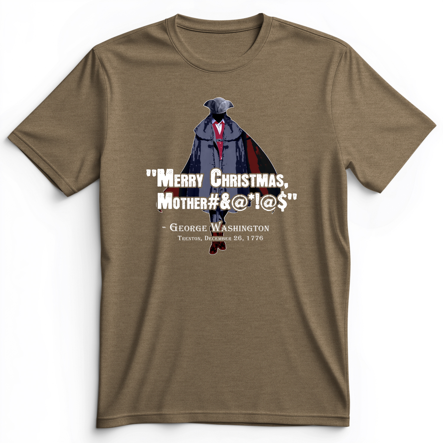 Merry Christmas Mother #%@#$!@ Premium Tee Heather Olive / S