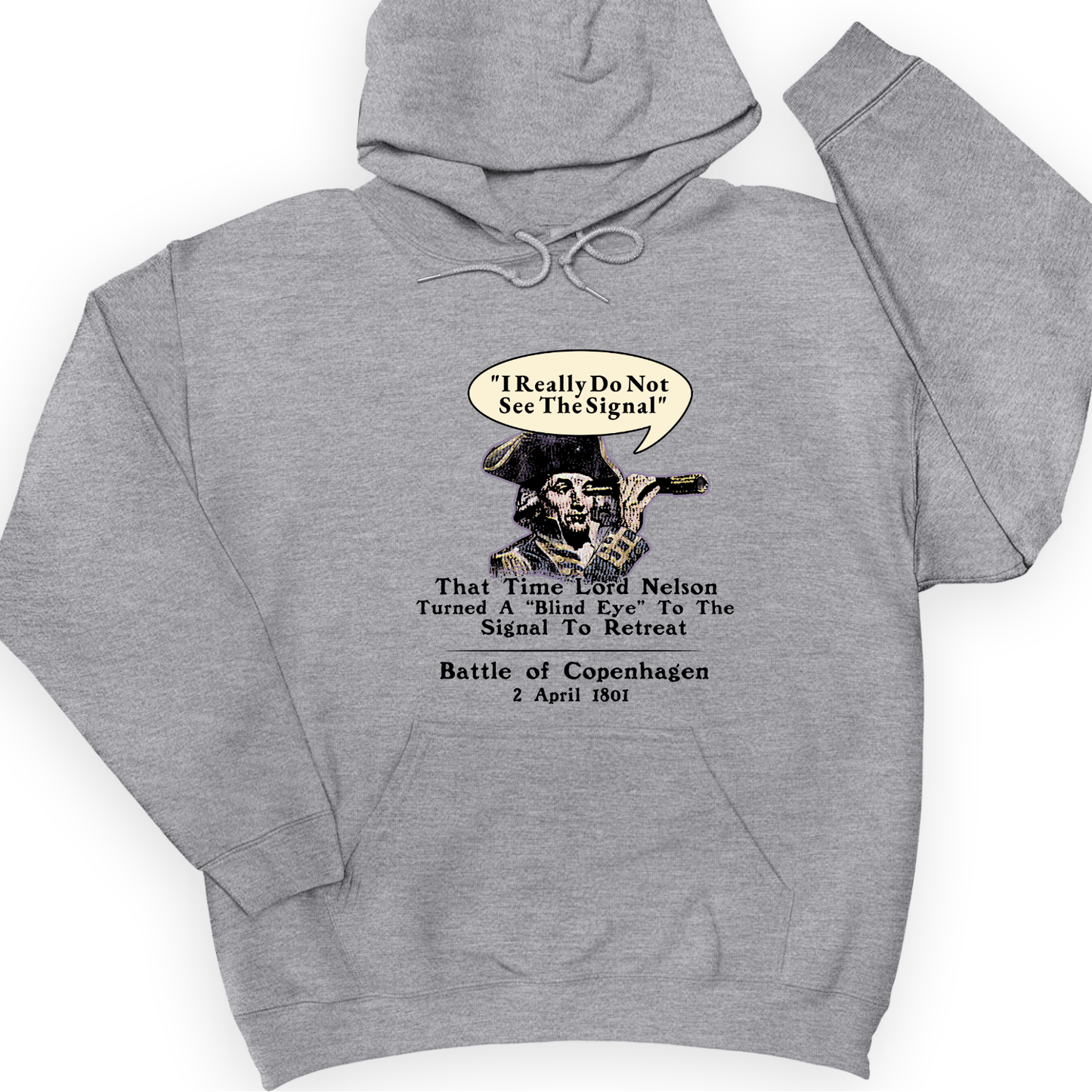 Nelson Blind Eye Hoodie Sport Grey / S