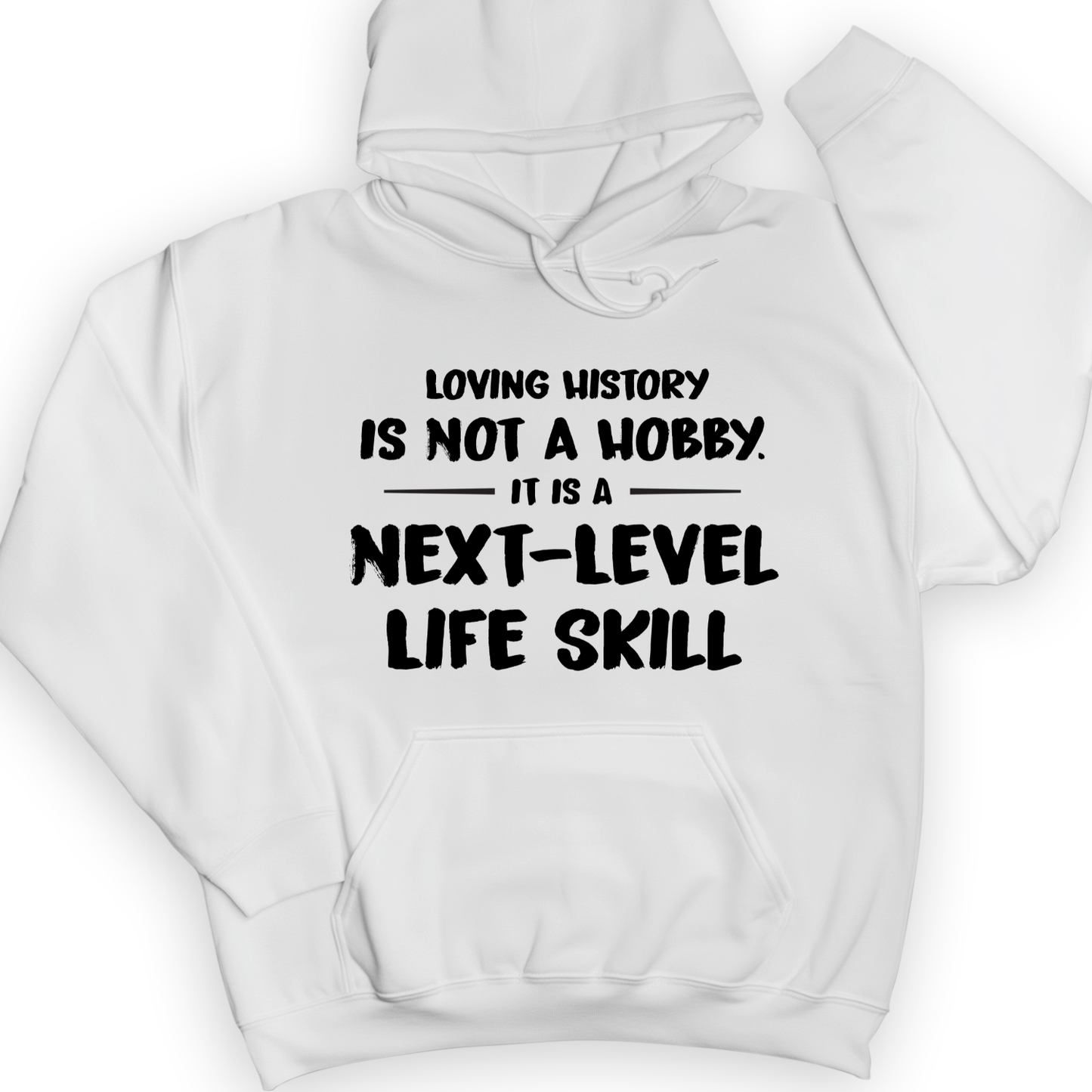 Next Level Life Skill Hoodie White / S