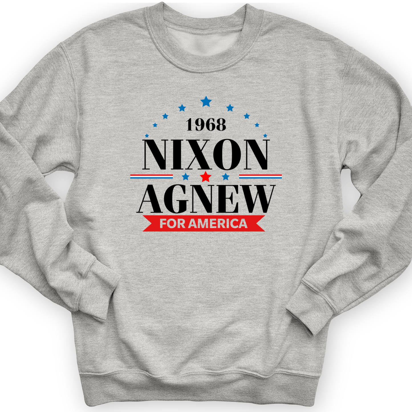 Nixon Agnew 1968 Crewneck Sport Grey / S