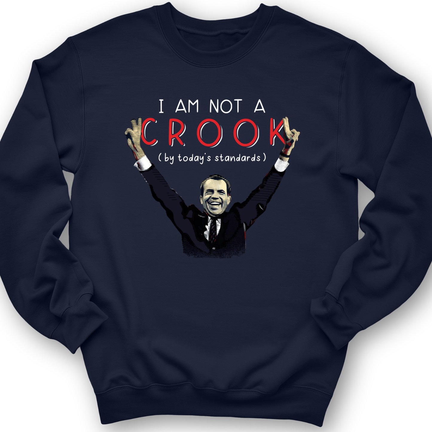 Not a Crook Crewneck Navy / S