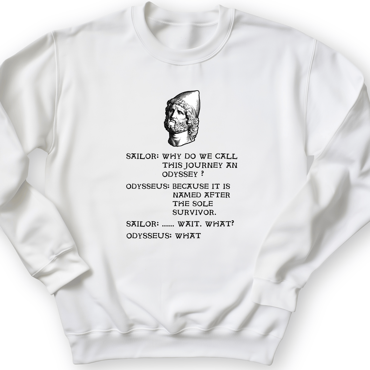Odyssey Crewneck White / S