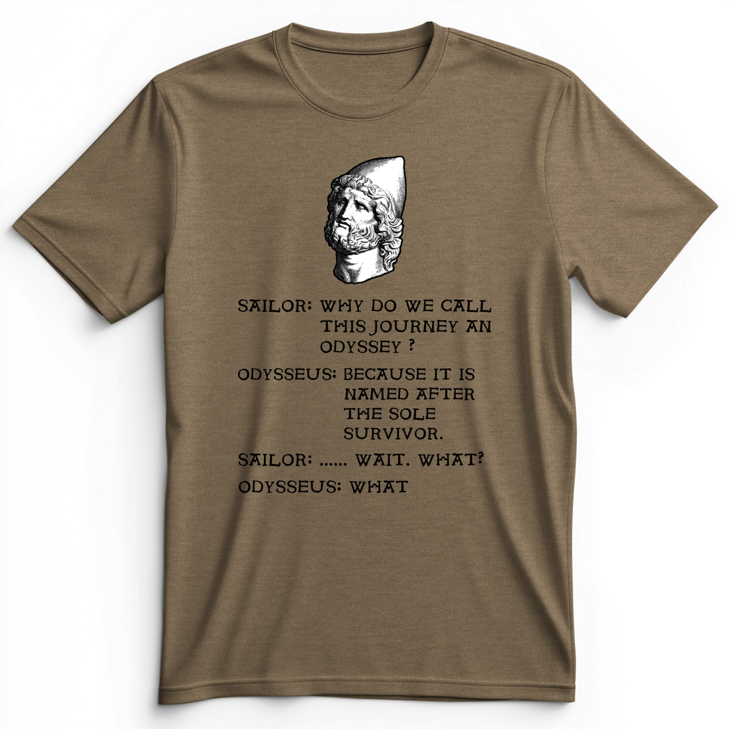 Odyssey Premium Tee Heather Olive / S