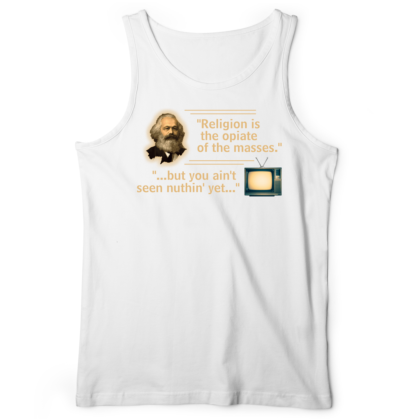 Opiate Of Masses Tank White / XS