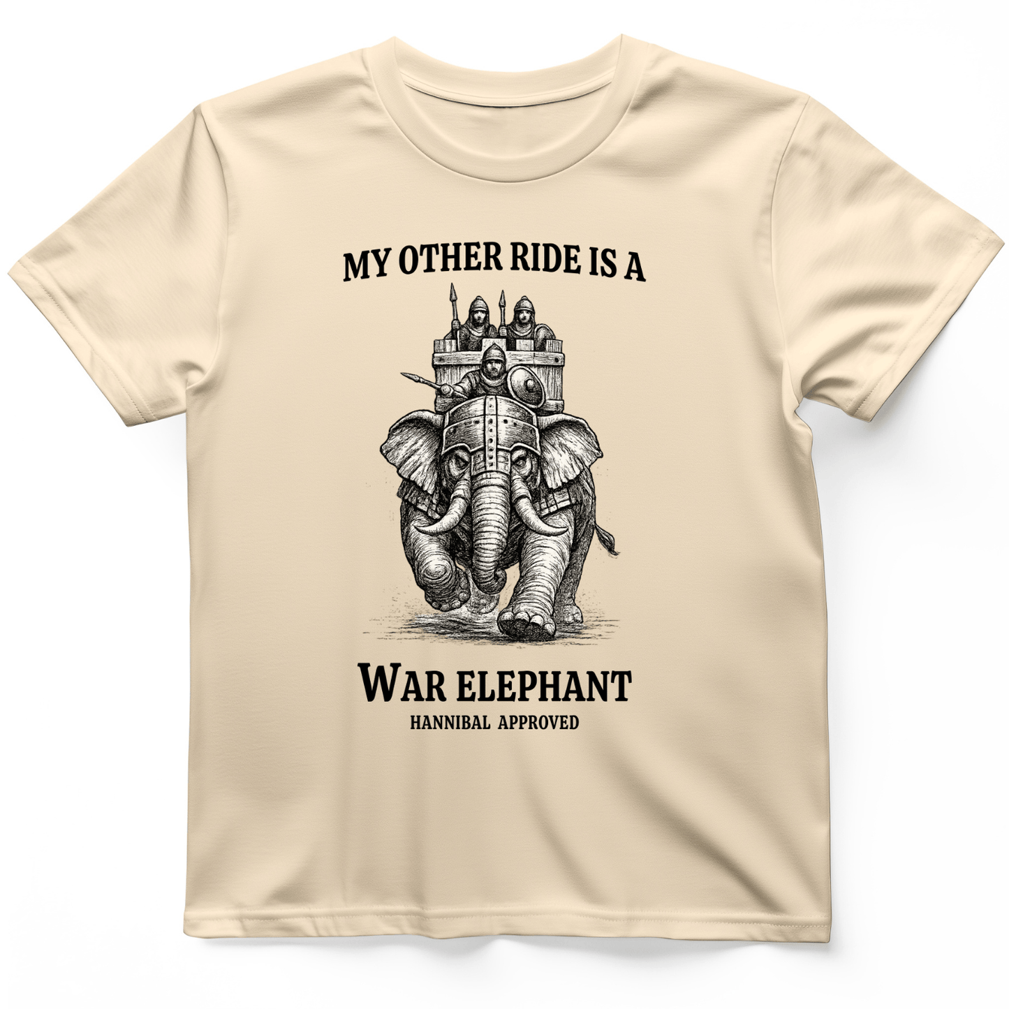 Other Ride War Elephant T-Shirt Natural / S