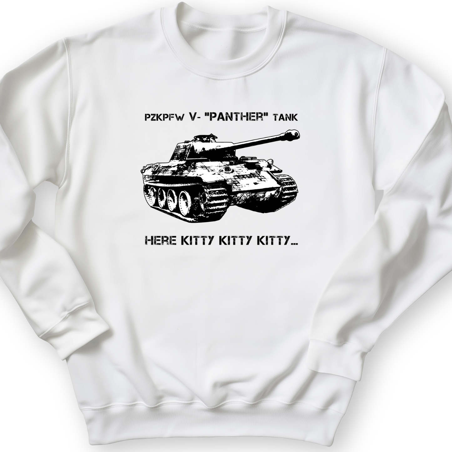 Panther Crewneck White / S