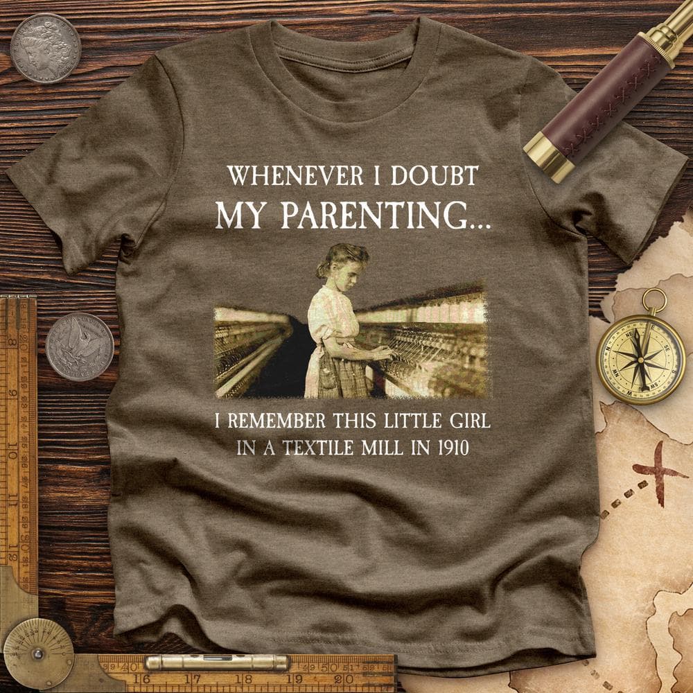 Parenting Premium Quality Tee Heather Olive / S