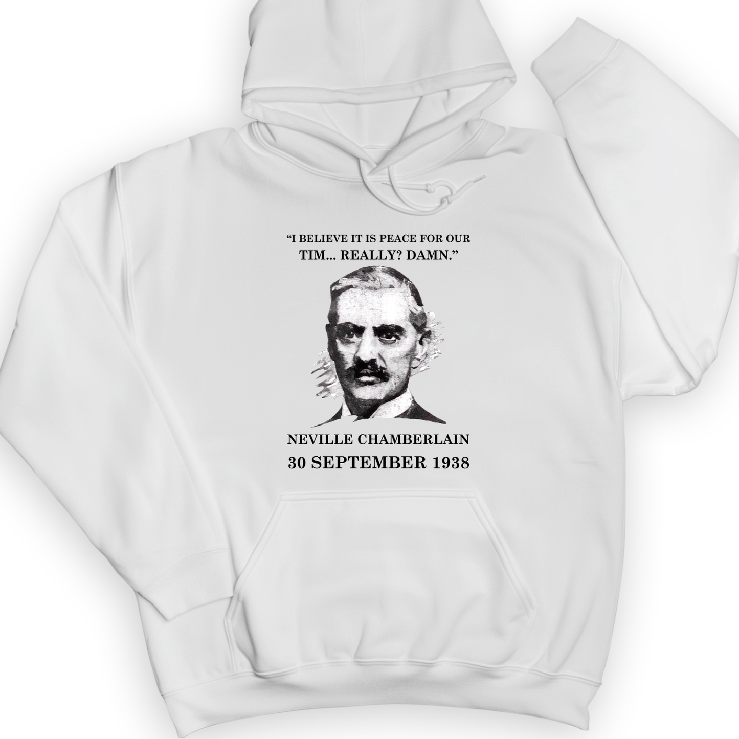 Peace For Our Time Hoodie White / S