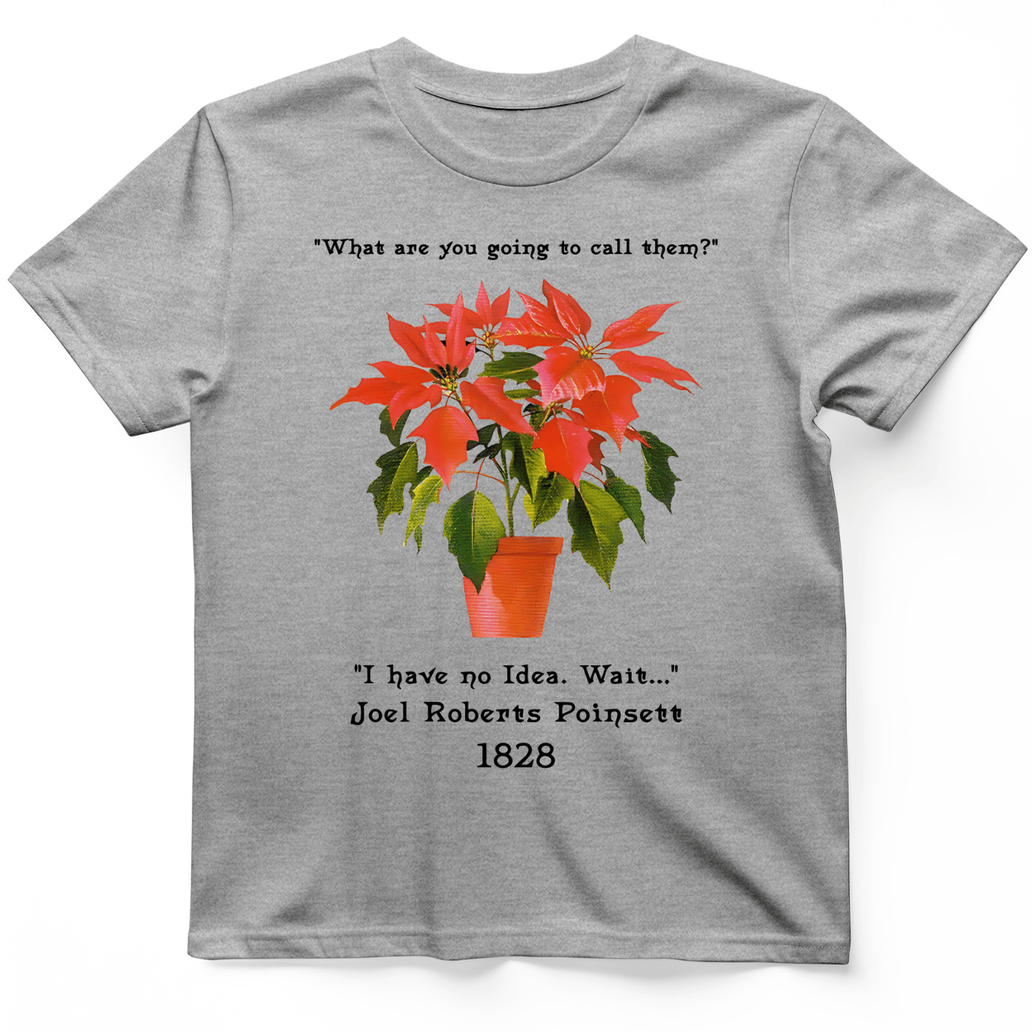 Pointsettias T-Shirt Sport Grey / S