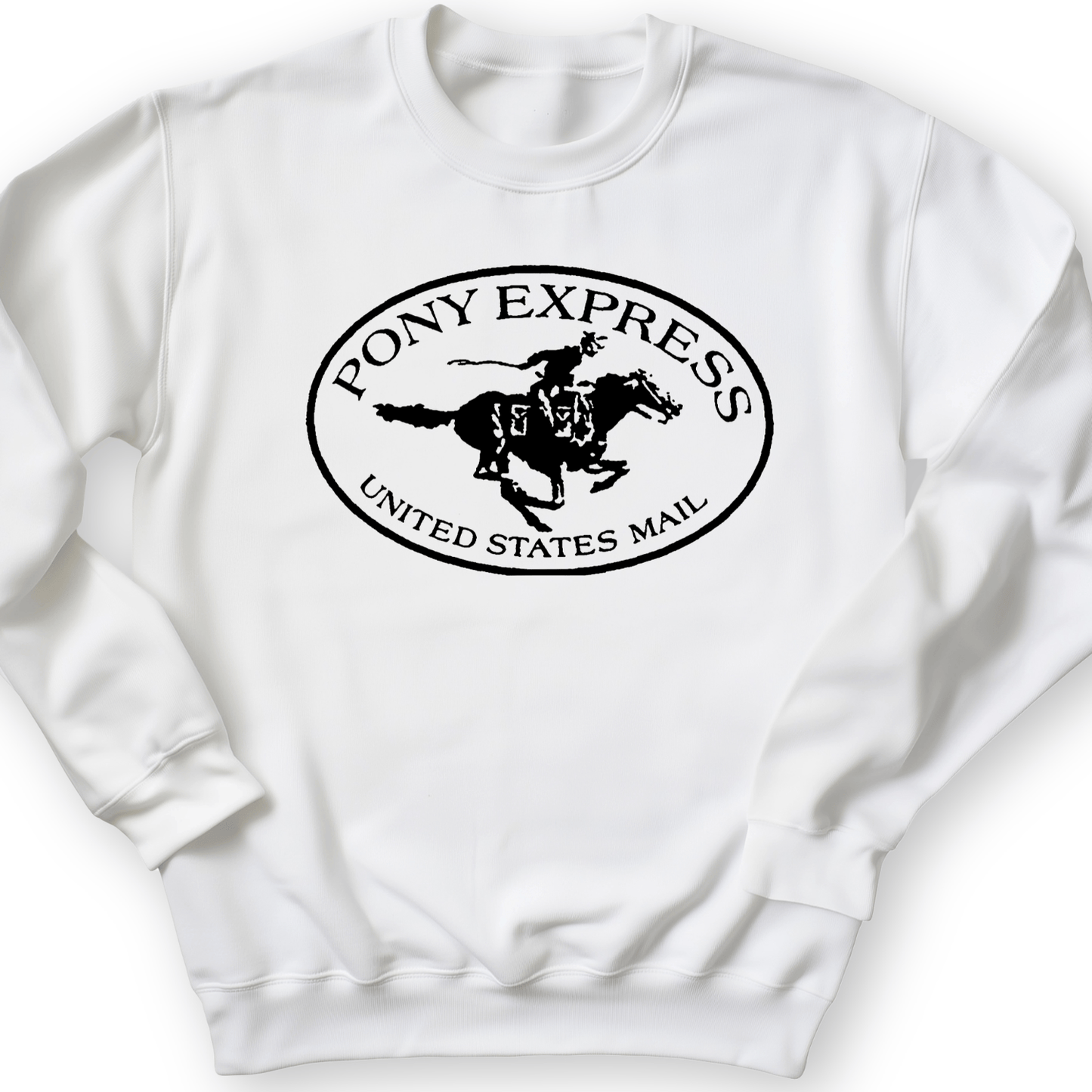 Pony Express Crewneck White / S