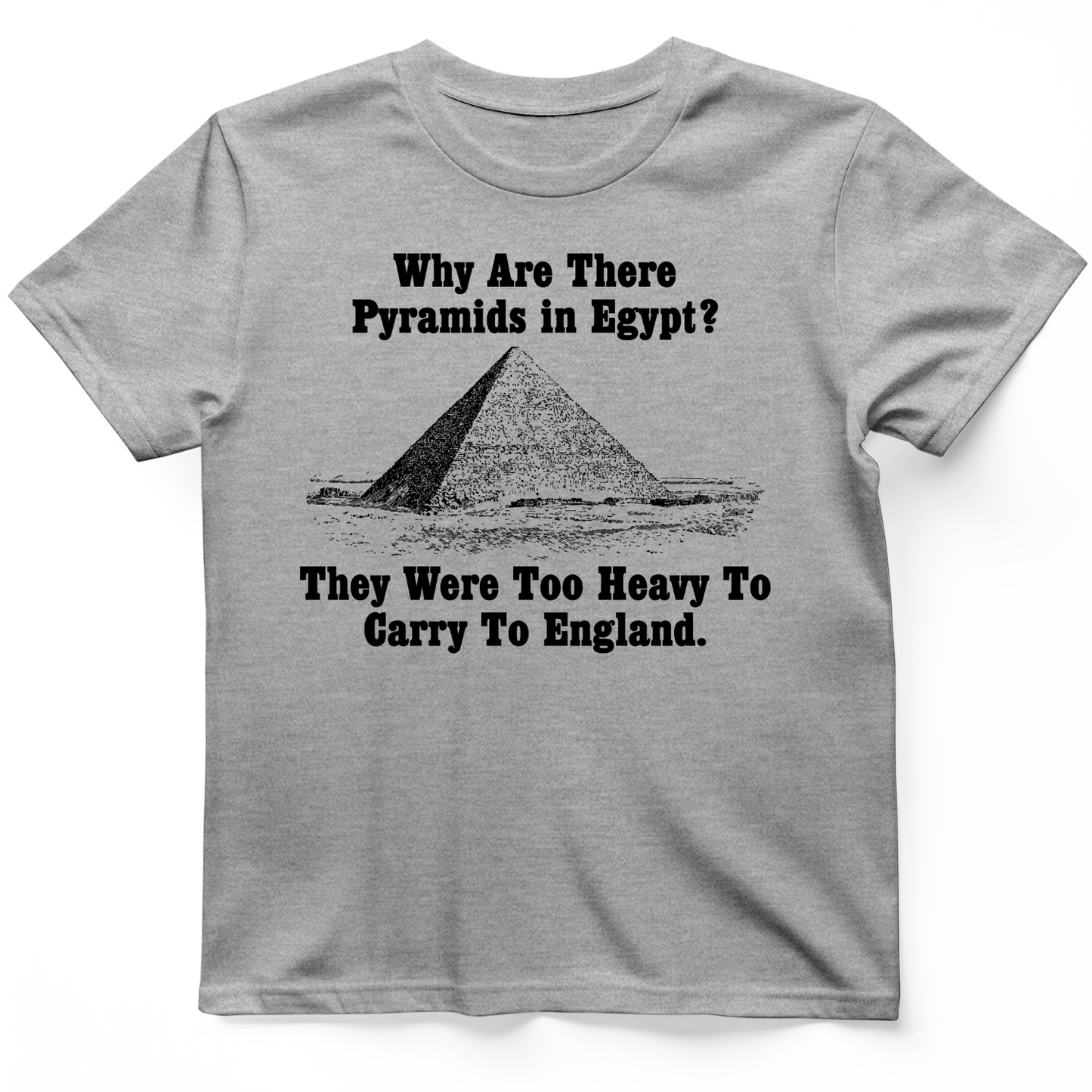 Pyramids in Egypt T-Shirt Sport Grey / S