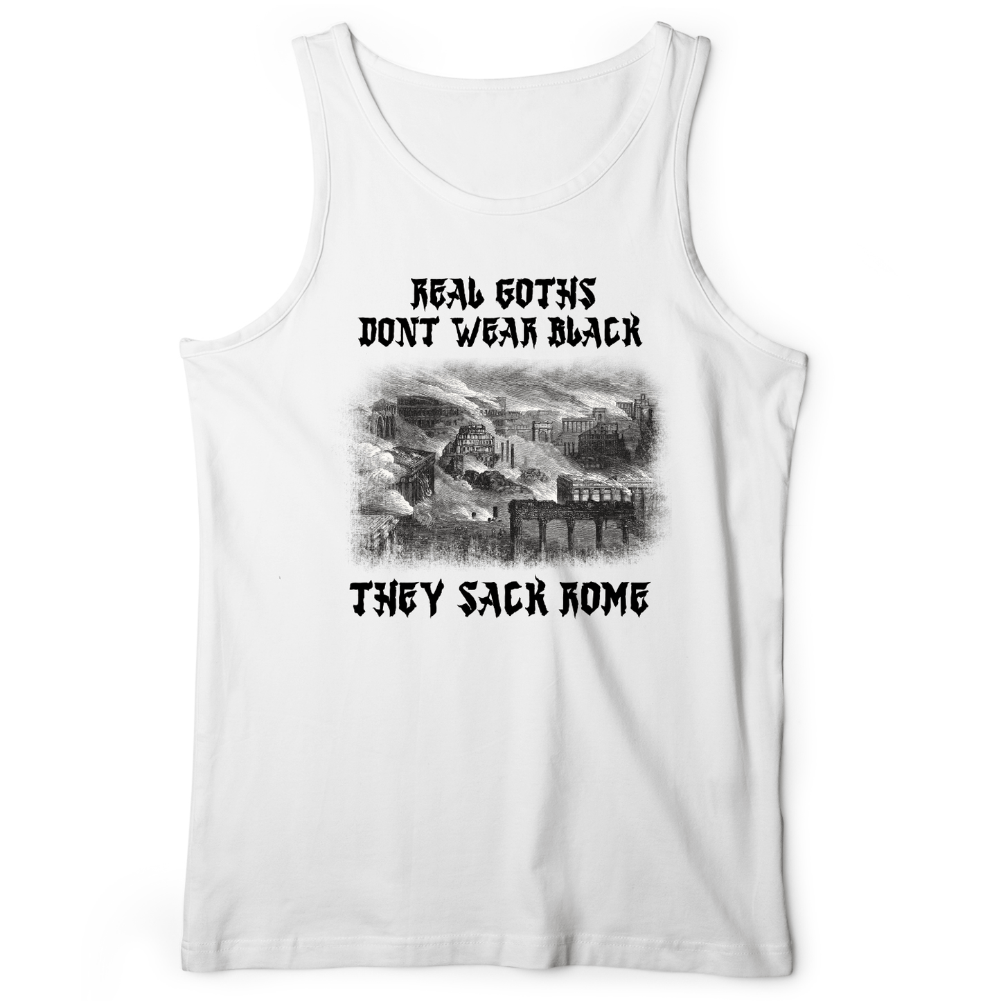 Real Goths Tank White / XS