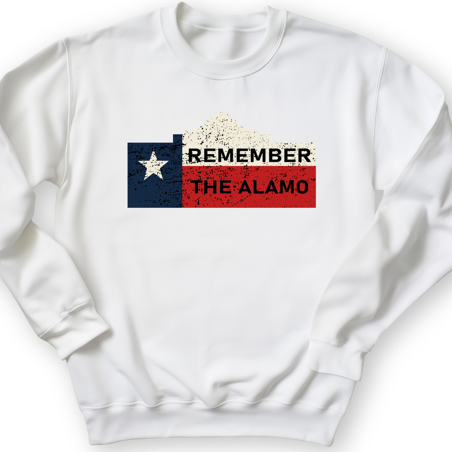 Remember The Alamo Crewneck White / S