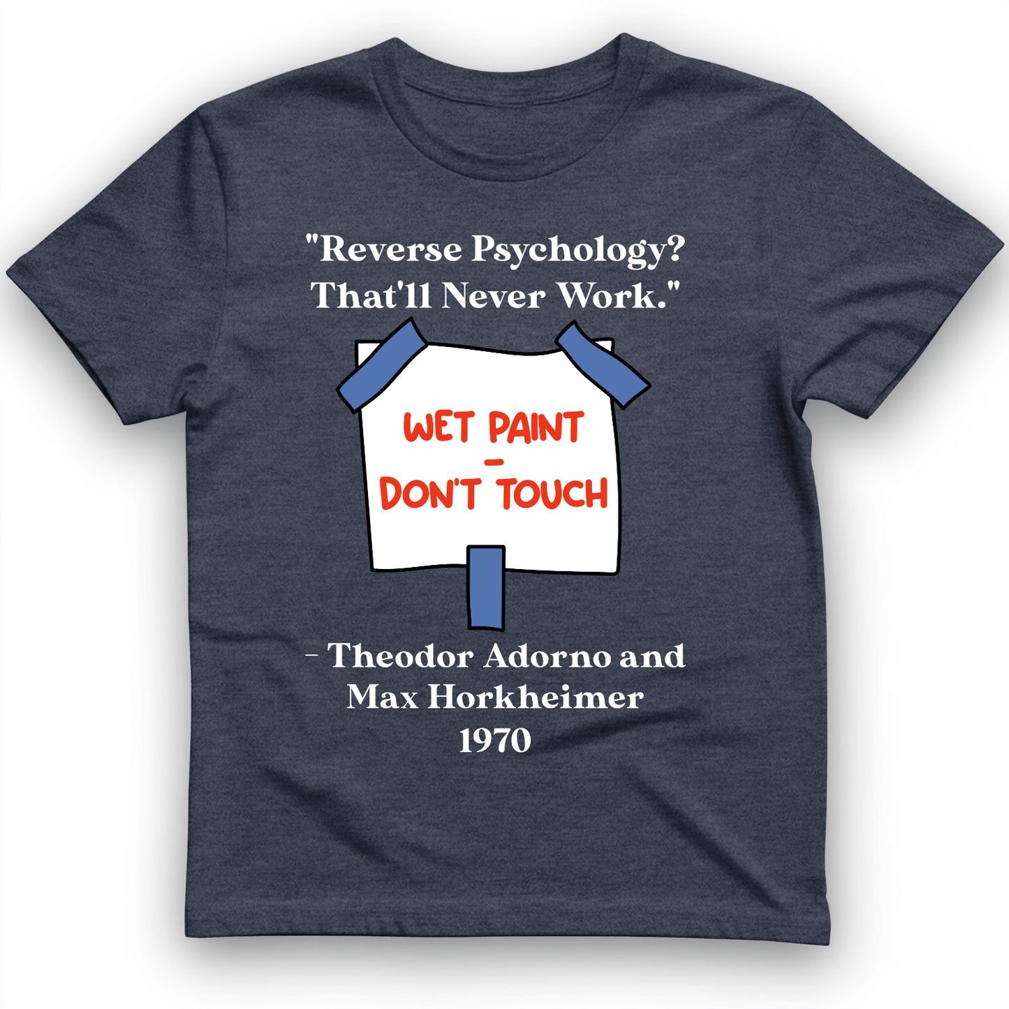 Reverse Psychology T-Shirt Heather Navy / S