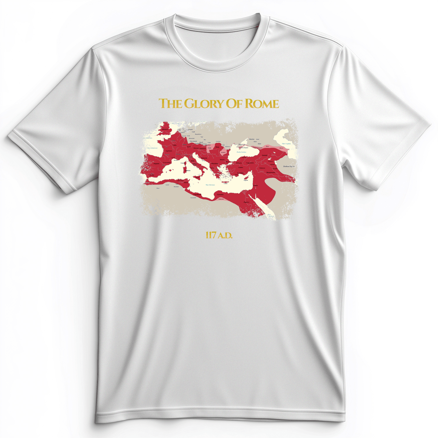 Roman Empire Map Premium Tee White / S