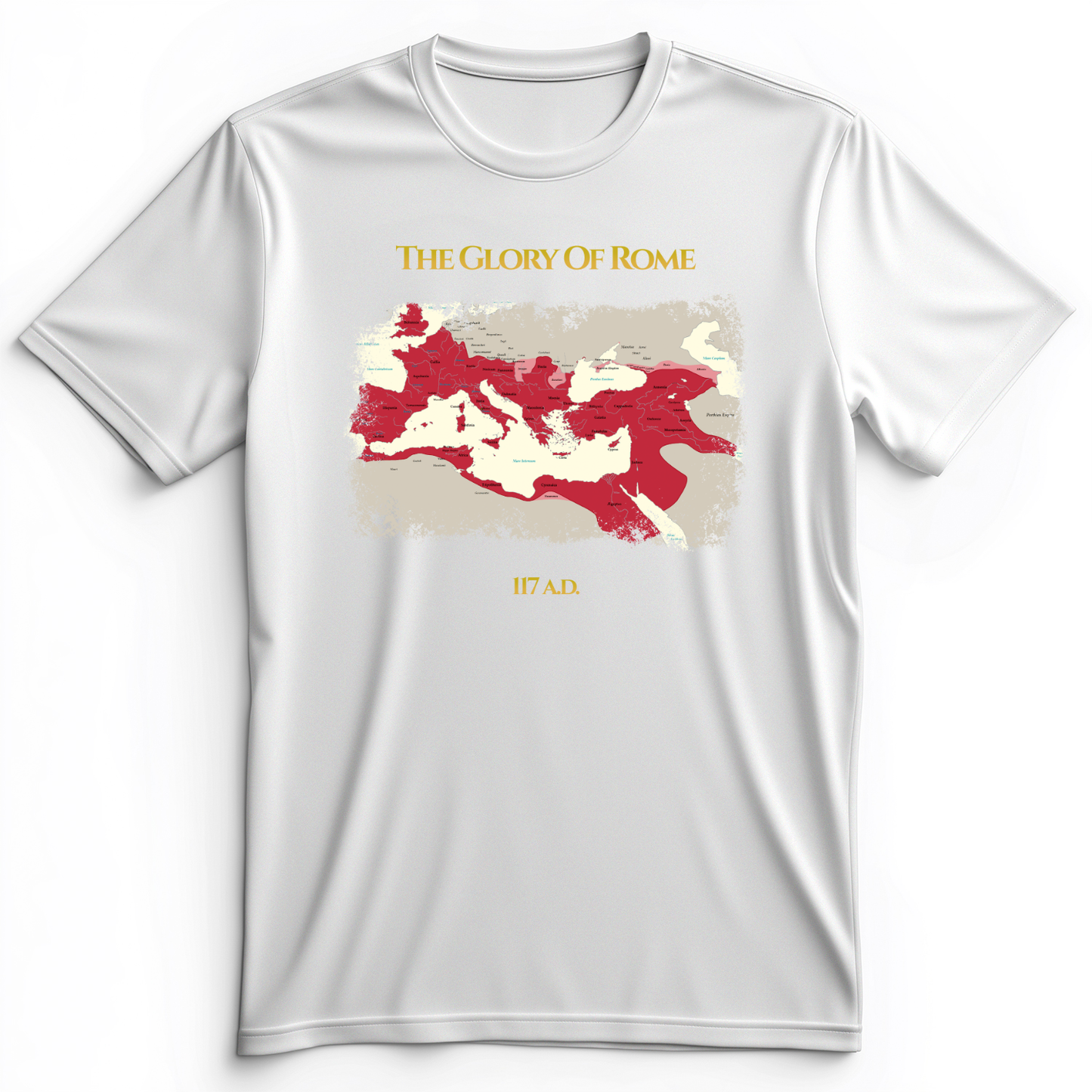Roman Empire Map Premium Tee White / S