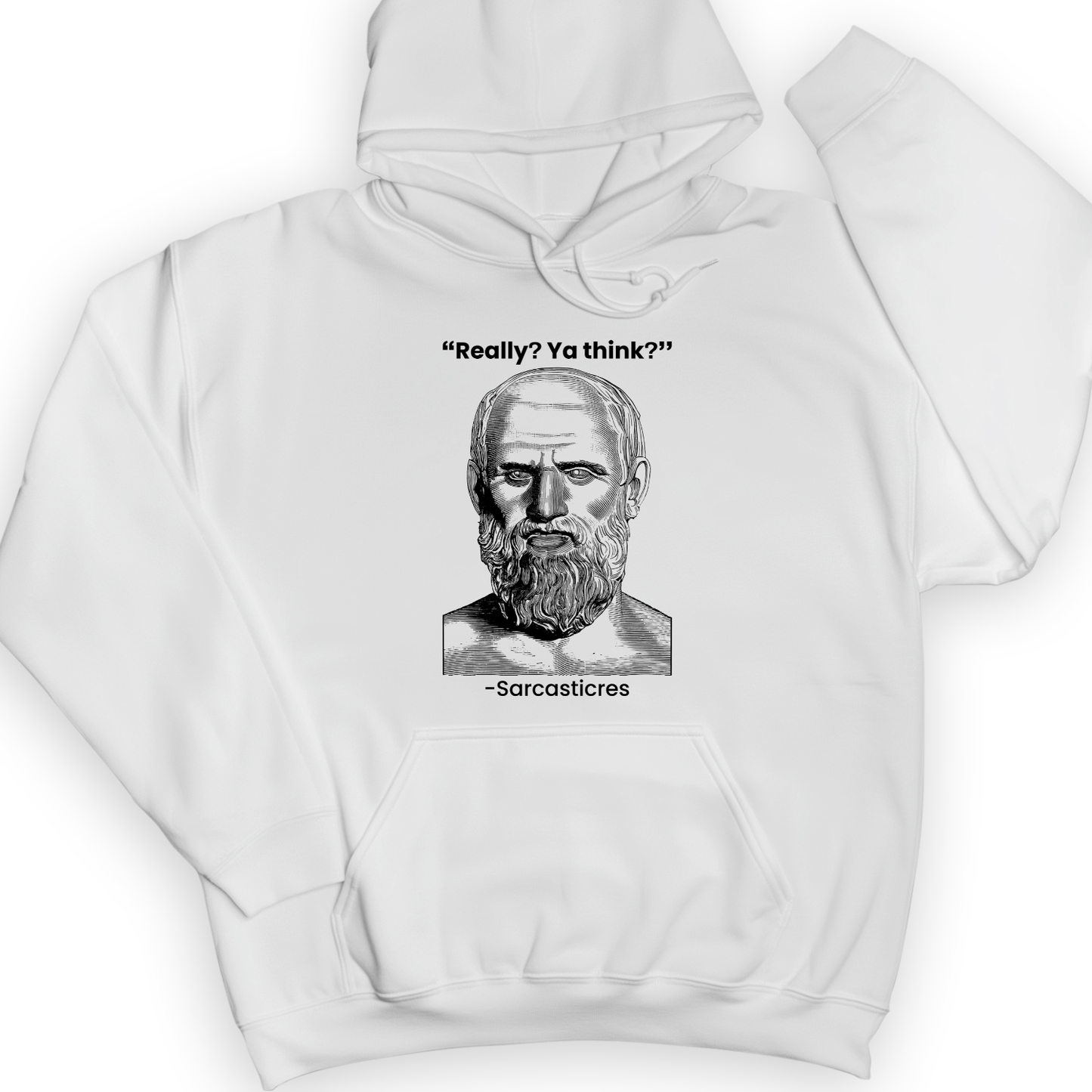 Sarcasticres Hoodie White / S