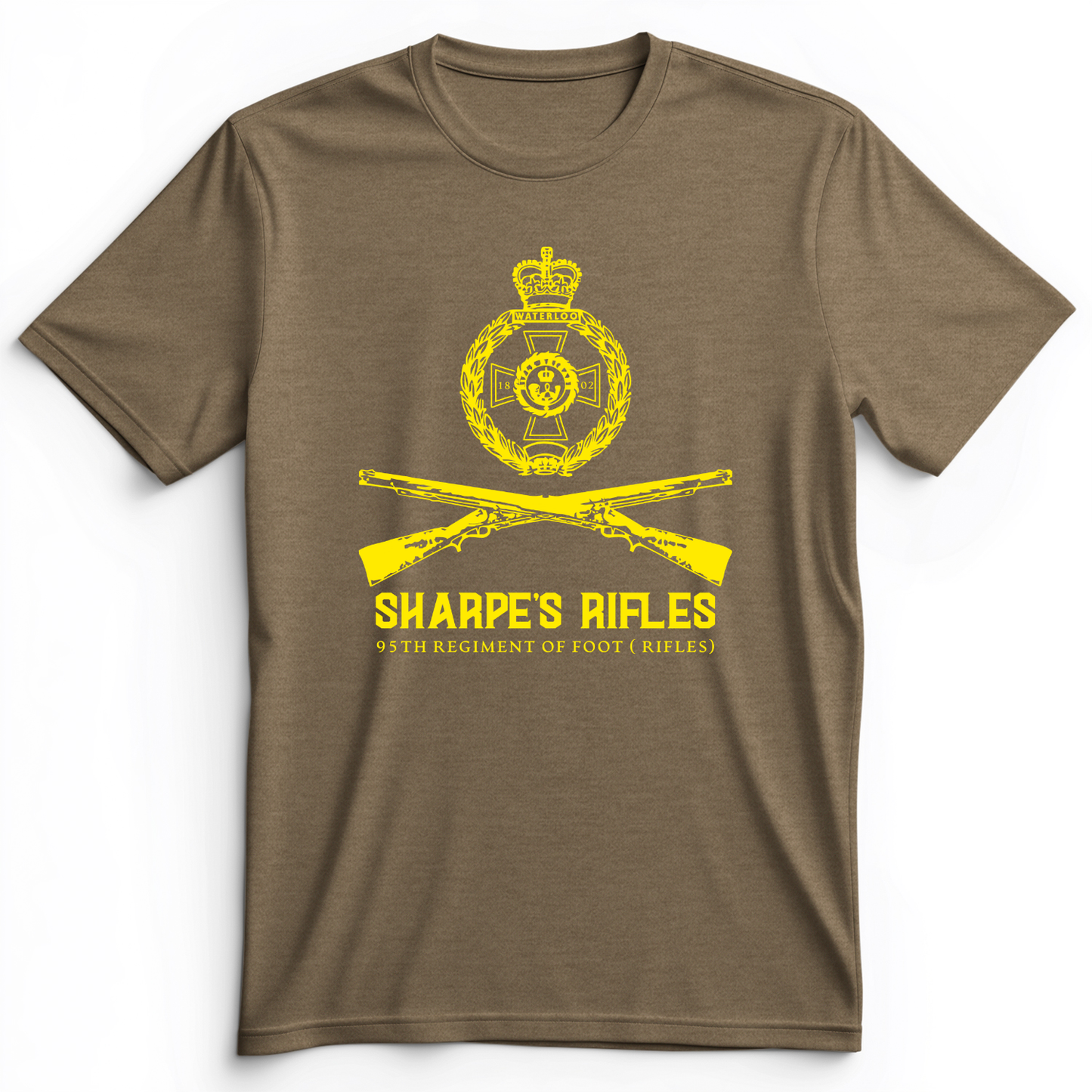 Sharpe's Rifles Premium Tee Heather Olive / S