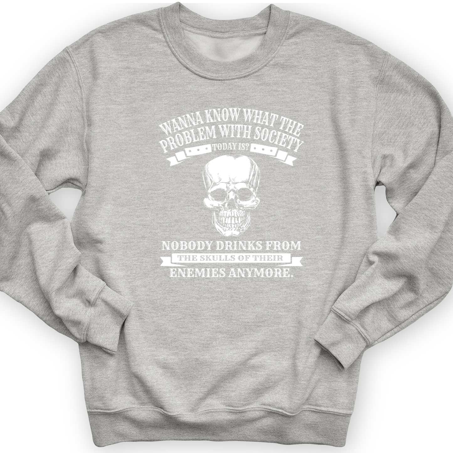 Skulls Of Their Enemies Crewneck Sport Grey / S